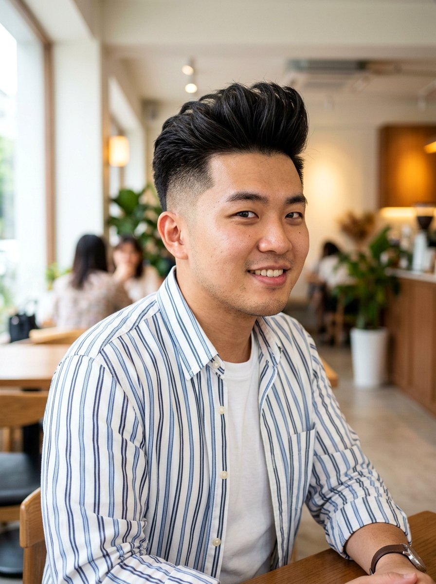 Two Block Haircut For Round Face - 20 two block haircut men - 20 two block haircut men