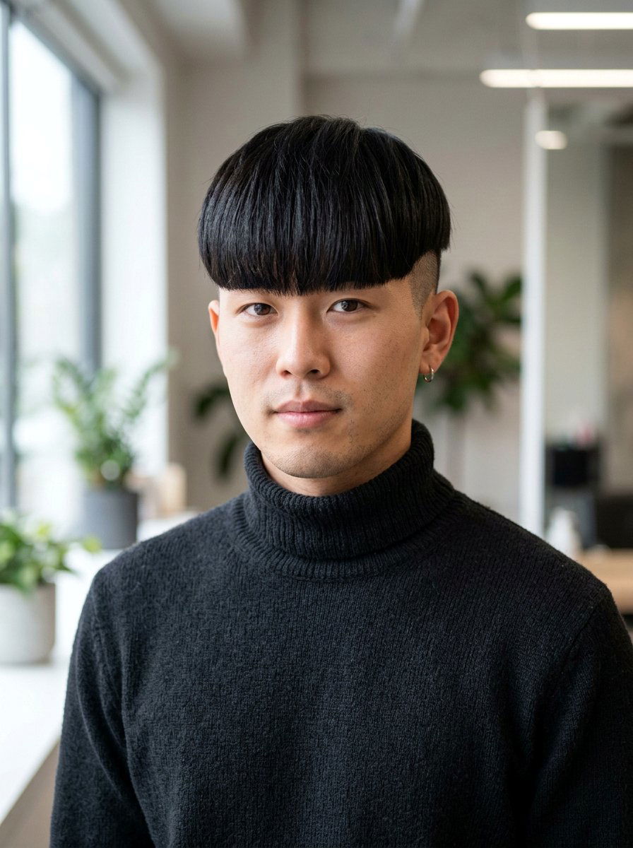 Two Block Haircut With Fringe - 20 two block haircut men - 20 two block haircut men