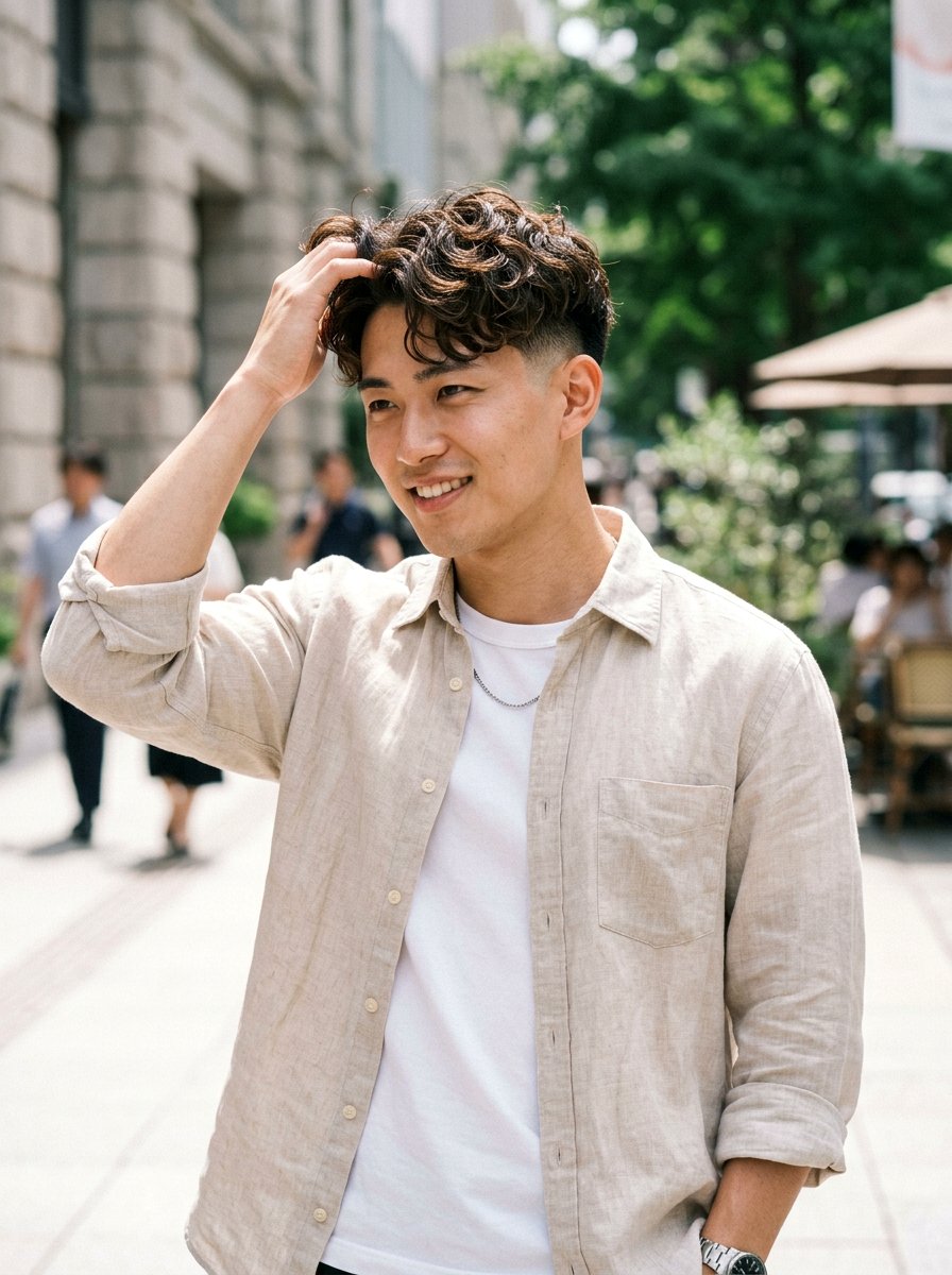 Two Block Haircut With Perm - 20 two block haircut men - 20 two block haircut men