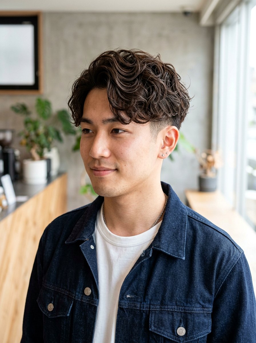 Two Block Haircut With S Curl Perm - 20 two block haircut with perm - 20 two block haircut with perm