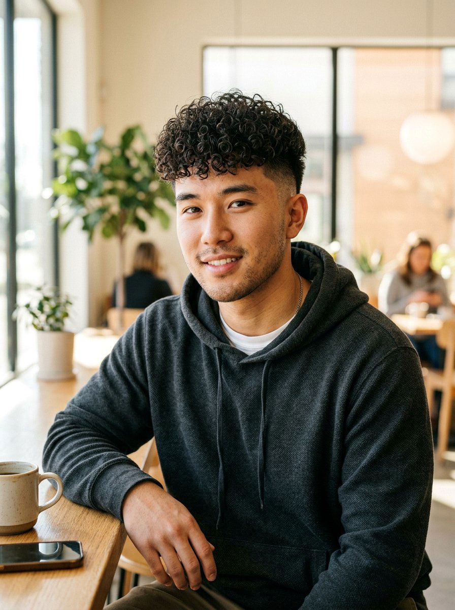 Two Block Haircut With Tight Perm - 20 two block haircut with perm - 20 two block haircut with perm