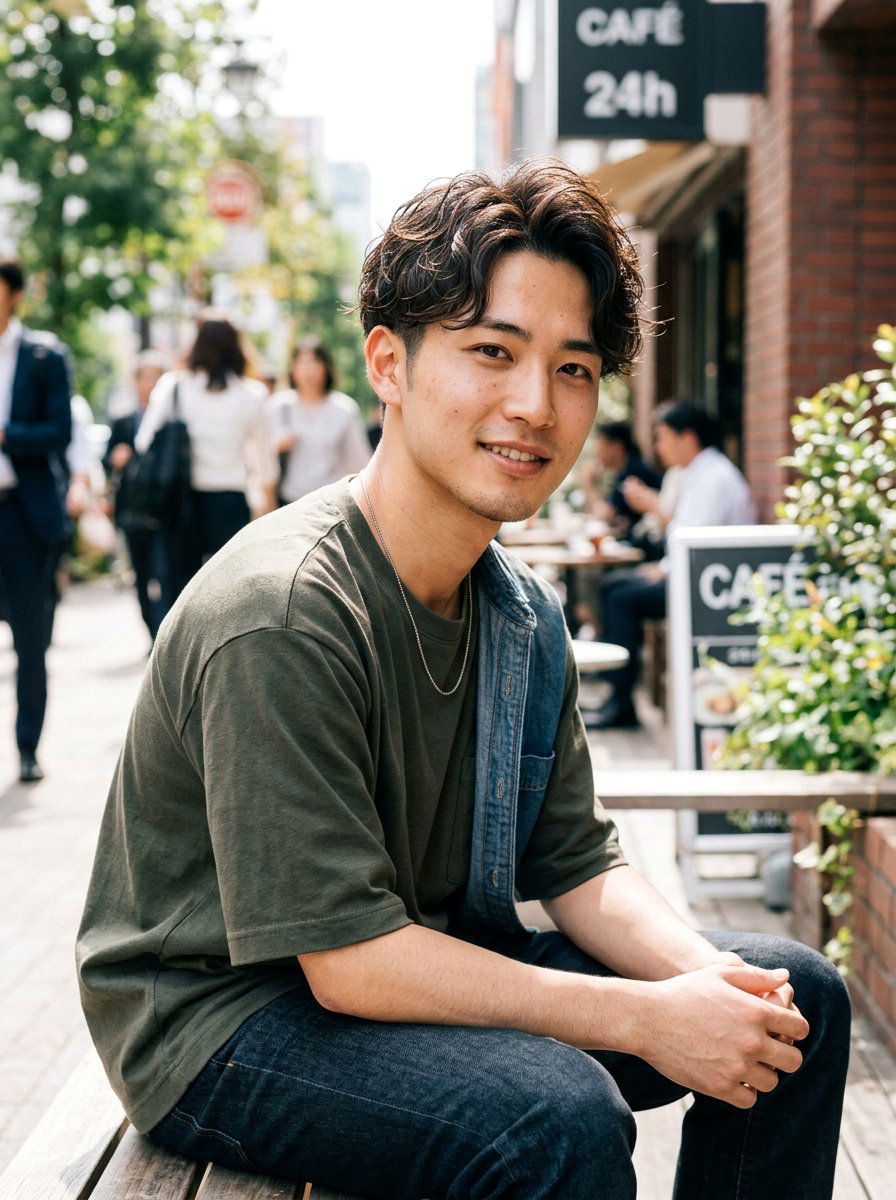 Two Block Haircut With Wavy Perm - 20 two block haircut with perm - 20 two block haircut with perm