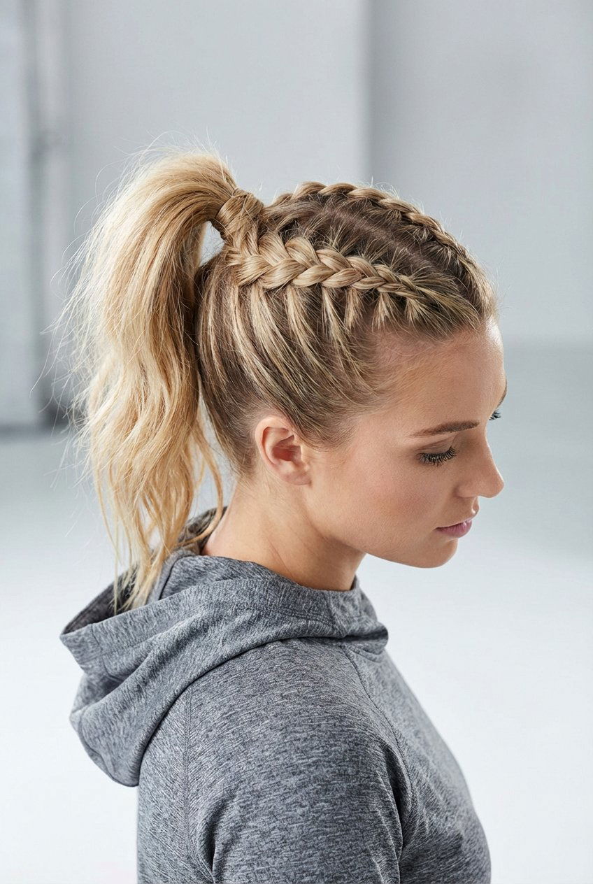 Two Braided Ponytail - 20 braided ponytail hairstyles - 20 braided ponytail hairstyles