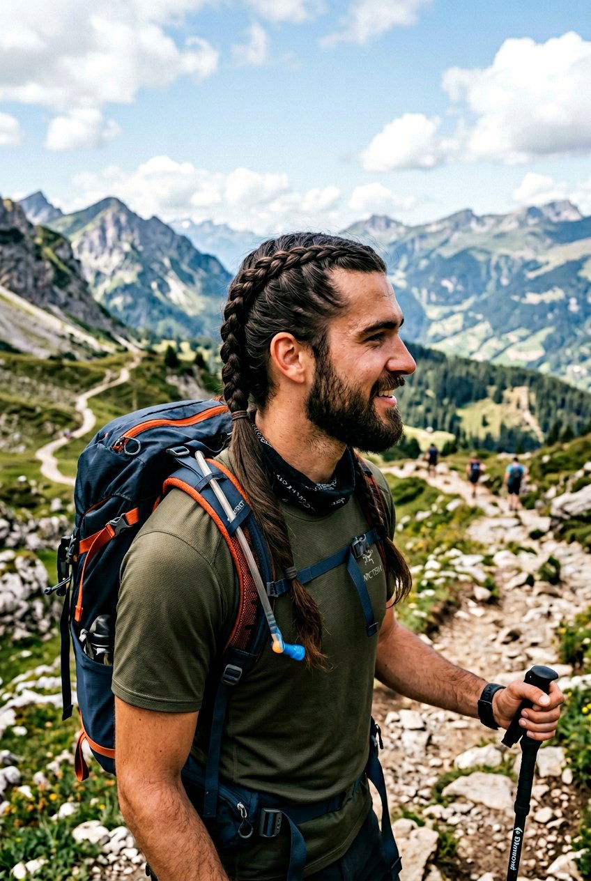 Two Braids For Men - 20 braided ponytail for men - 20 braided ponytail for men