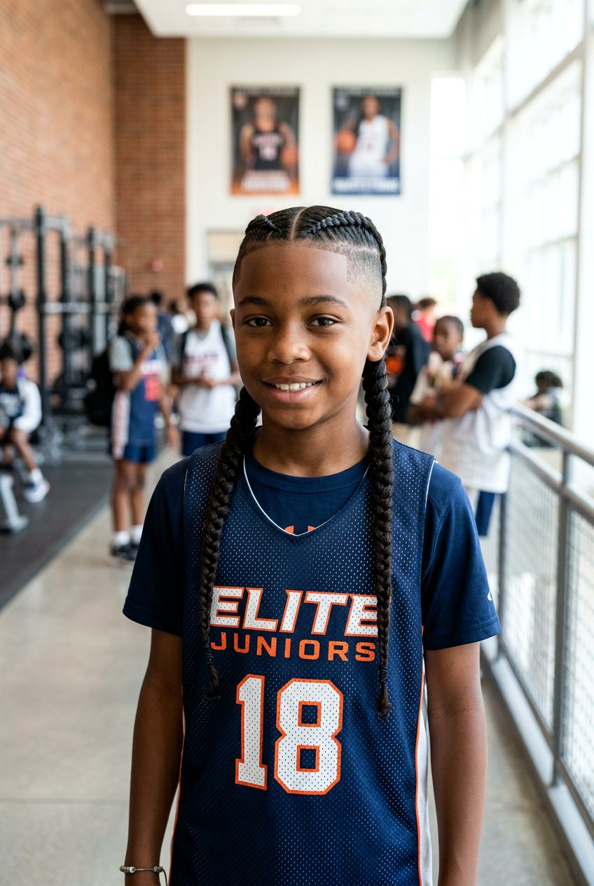 Two Braids With Undercut Fade - 20 boys braids with fade - 20 boys braids with fade