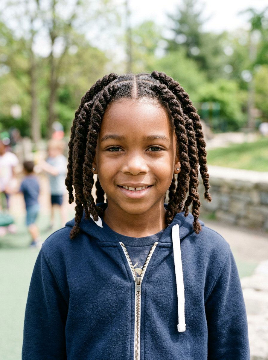 Two Strand Twist Locs - 20 school loc styles for boys - 20 school loc styles for boys