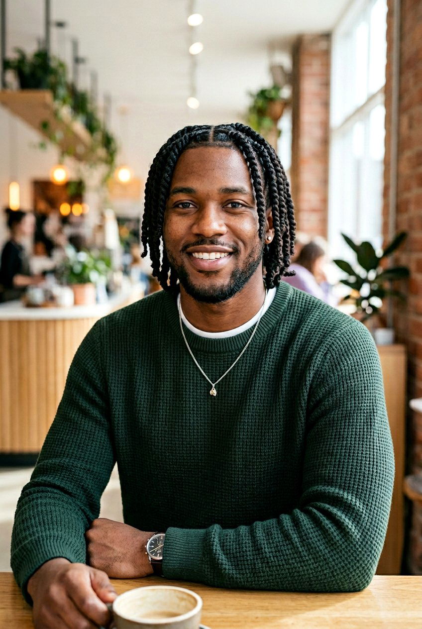 Two Strand Twist Locs - 20 dreadlock styles for black men - 20 dreadlock styles for black men