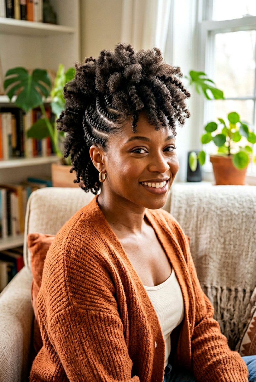 Two Strand Twist Mohawk Braid - 20 soft mohawk braid hairstyle for black women - 20 soft mohawk braid hairstyle for black women