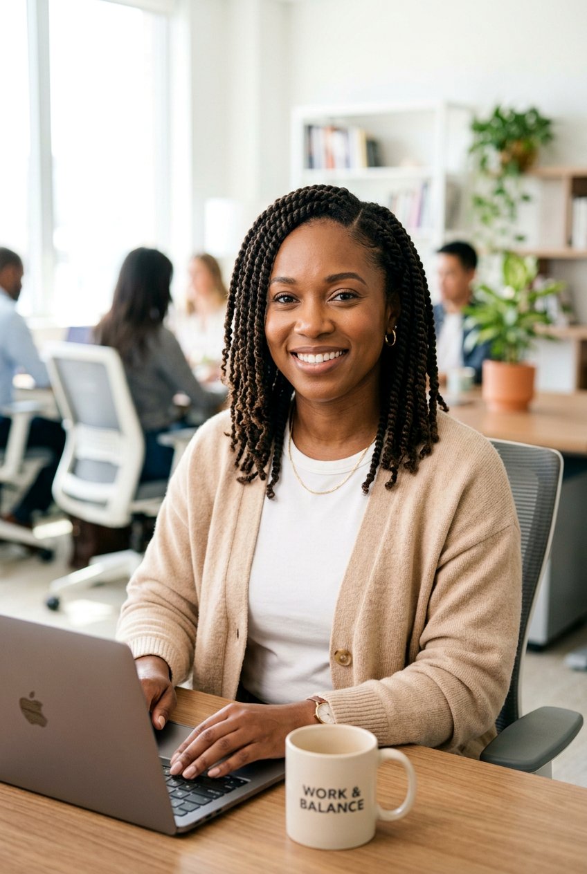 Two Strand Twist Protective Office Look - 20 protective office hairstyles - 20 protective office hairstyles