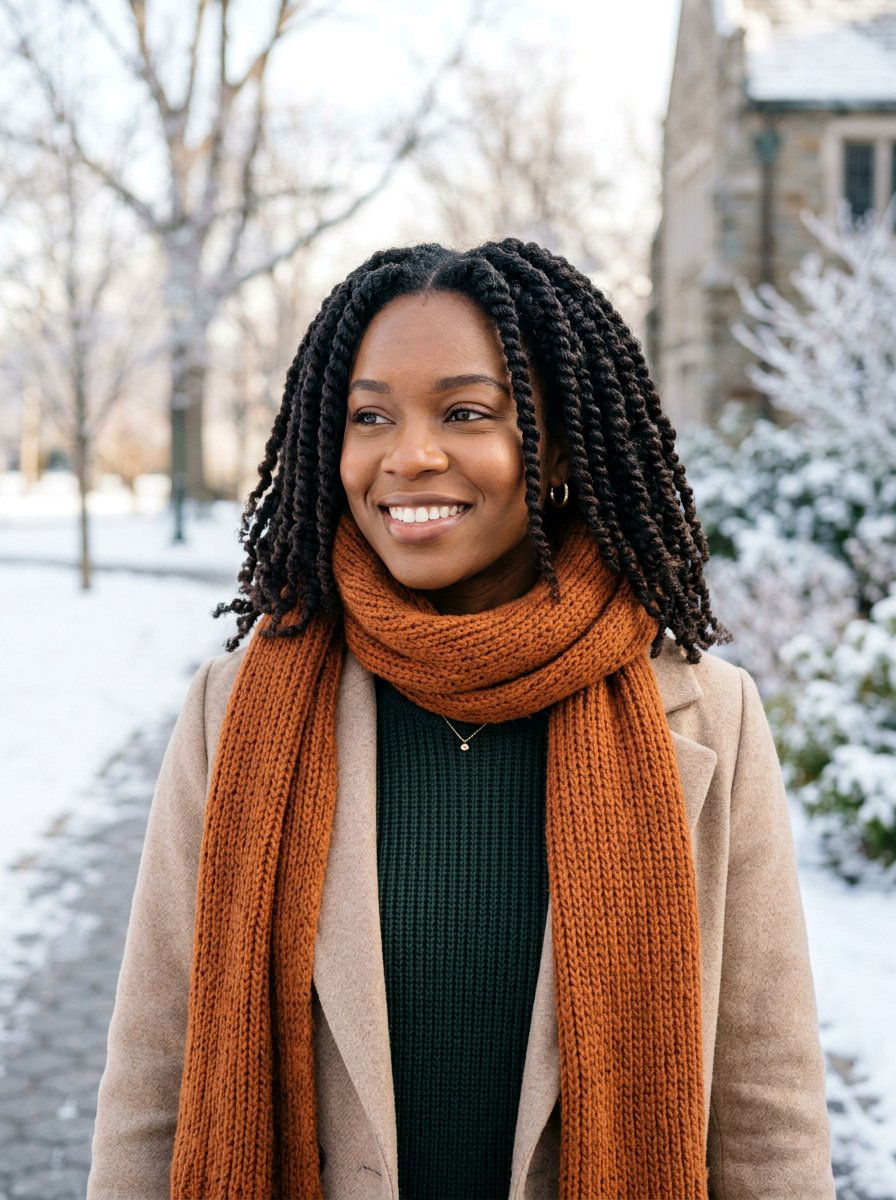 Two Strand Twists - 20 winter protective styles for natural hair - 20 winter protective styles for natural hair