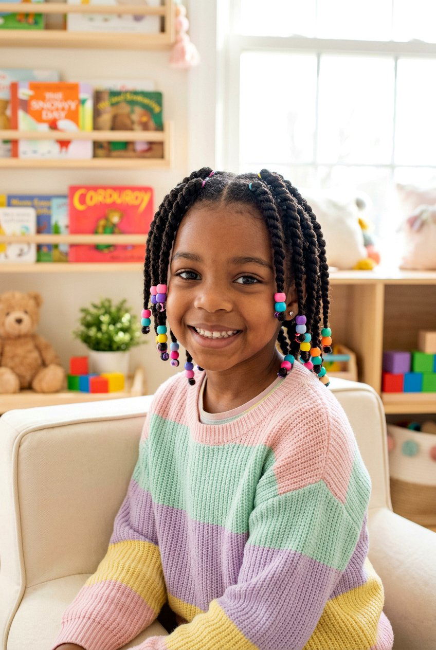 Two Strand Twists - 20 easy curly hairstyles for little girls - 20 easy curly hairstyles for little girls