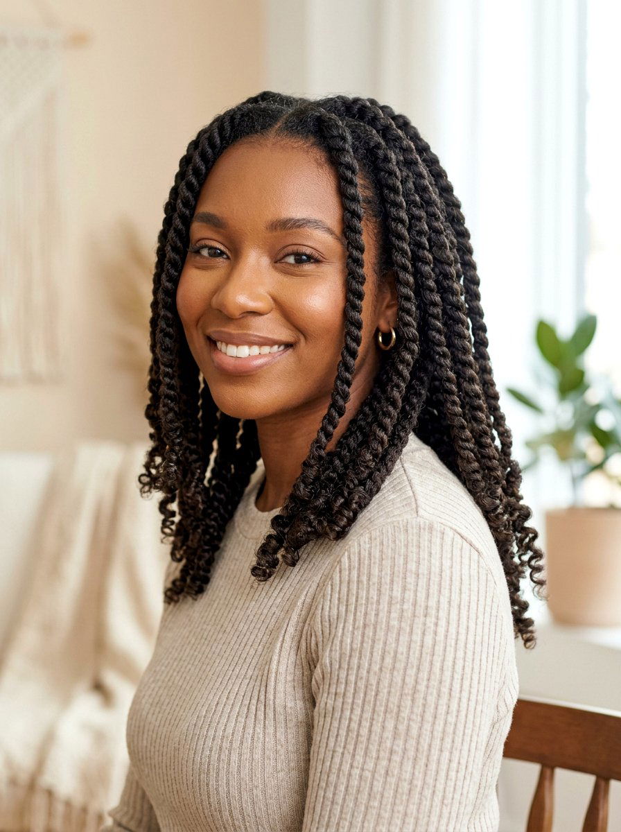 Two Strand Twists - 20 overnight styles for natural hair stretch - 20 overnight styles for natural hair stretch
