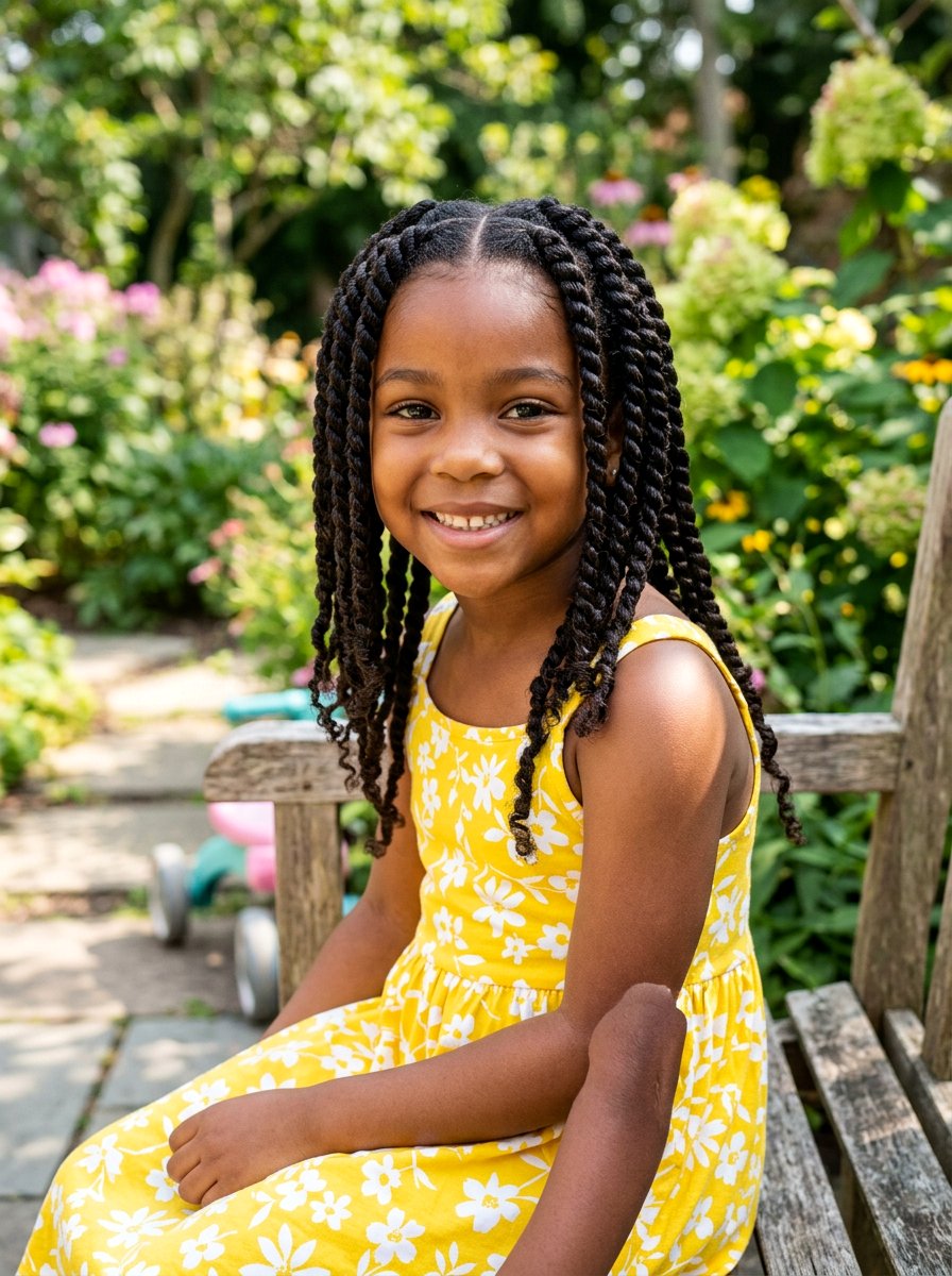 Two Strand Twists For Kids - 20 quick natural hairstyles for kids - 20 quick natural hairstyles for kids