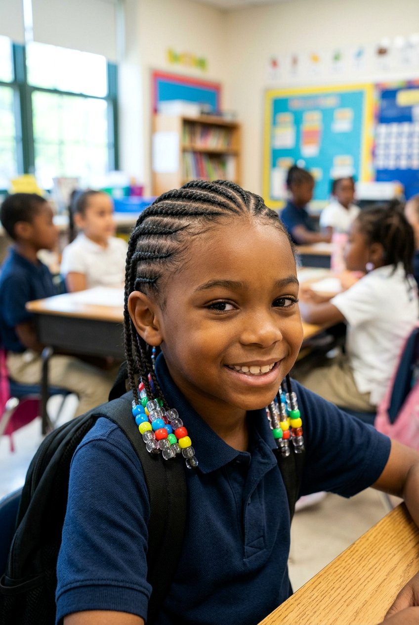 Two Strand Twists with Beads - 20 little boys braids with beads - 20 little boys braids with beads