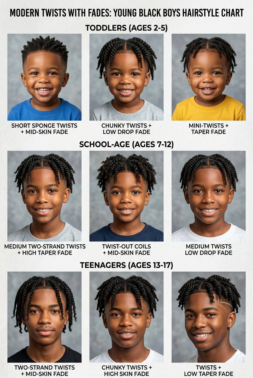 Two Strand Twists with High Skin Fade and Line Up - 20 black boys twist styles with fade - 20 black boys twist styles with fade
