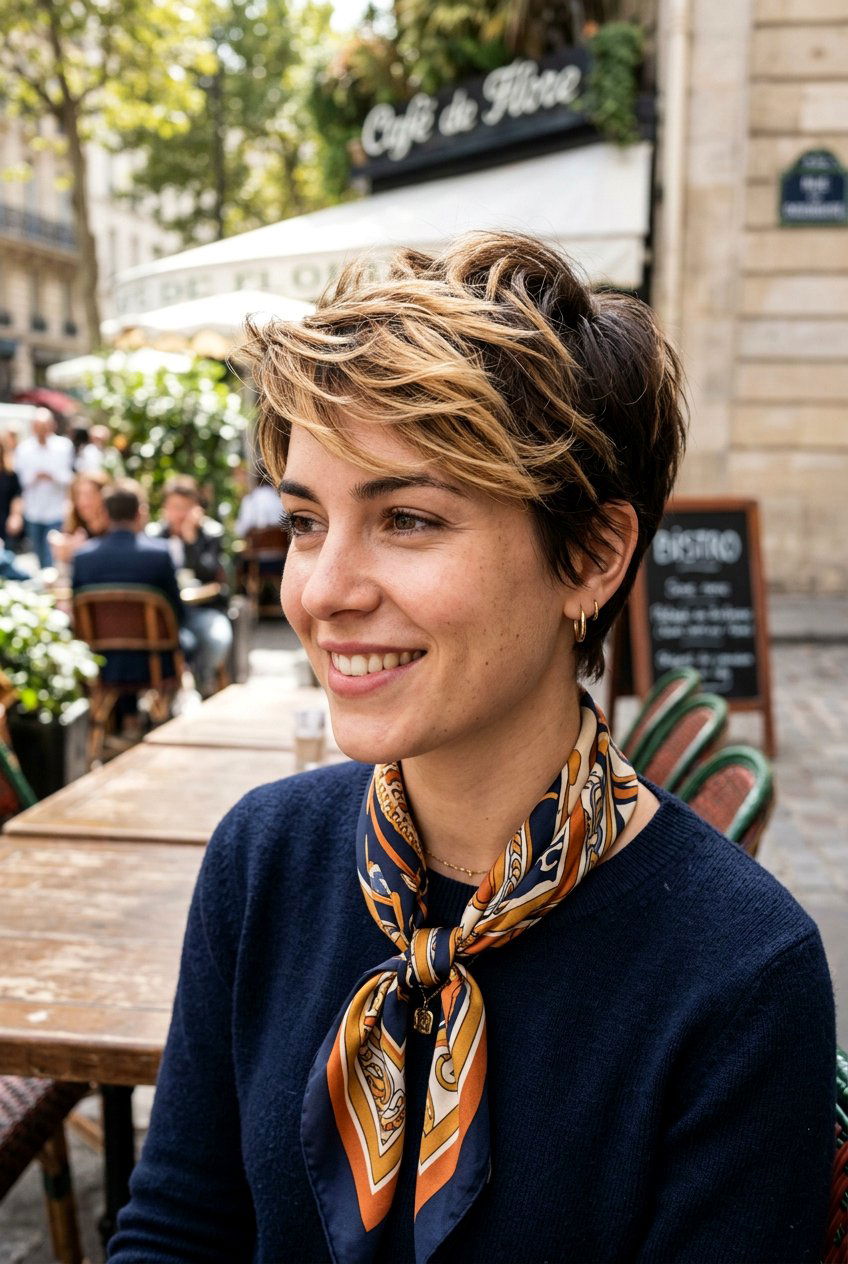 Two Tone Choppy Pixie - 20 choppy pixie for thin hair women - 20 choppy pixie for thin hair women