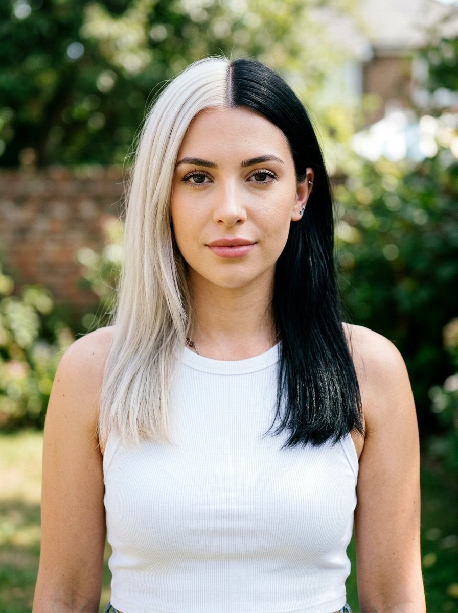 Two Tone Hair Color - 20 photoshoot hair color ideas - 20 photoshoot hair color ideas