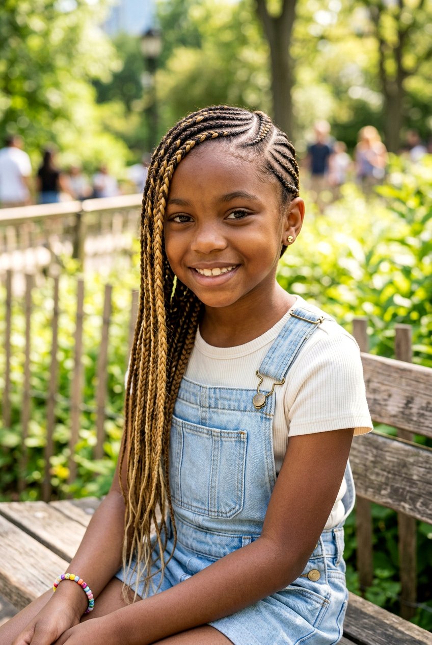 Two Tone Lemonade Braids For Girls - 20 lemonade braids for girls - 20 lemonade braids for girls