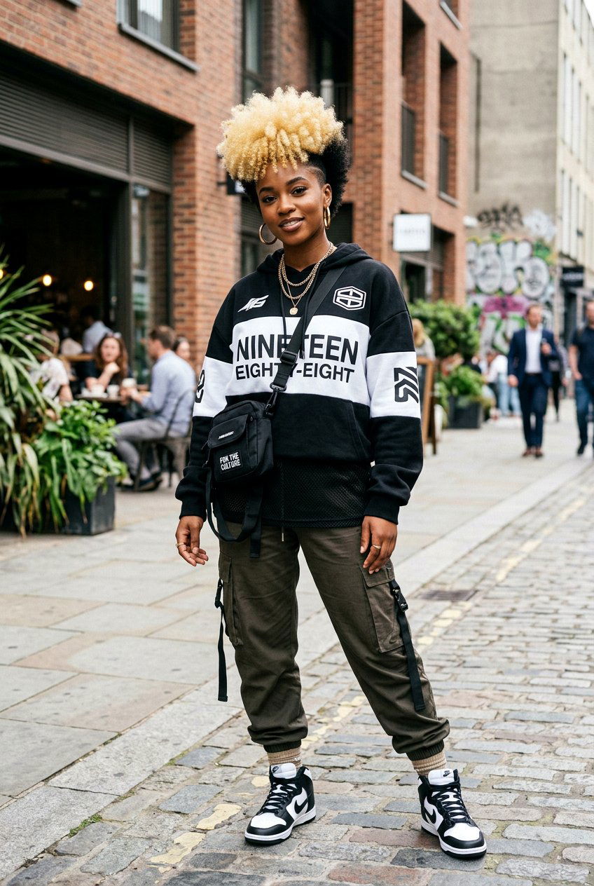 Two Tone Tapered Fro - 20 tapered fro with color for women - 20 tapered fro with color for women