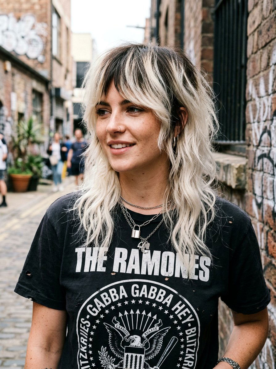 Two Tone Wolf Cut - 20 wolf cut hair color ideas - 20 wolf cut hair color ideas