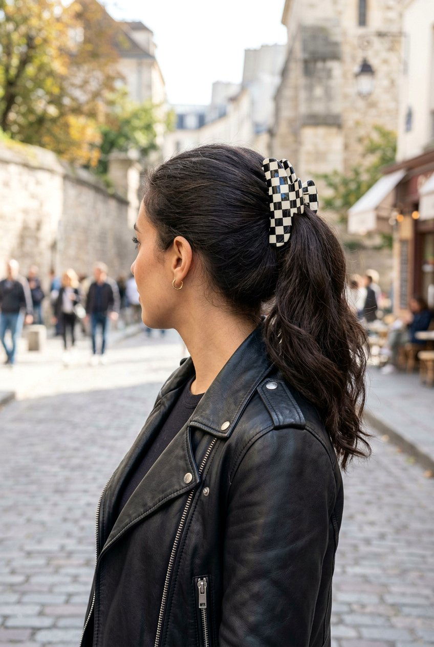 Two Toned Claw Clip Ponytail - 20 claw clip ponytail hairstyle - 20 claw clip ponytail hairstyle