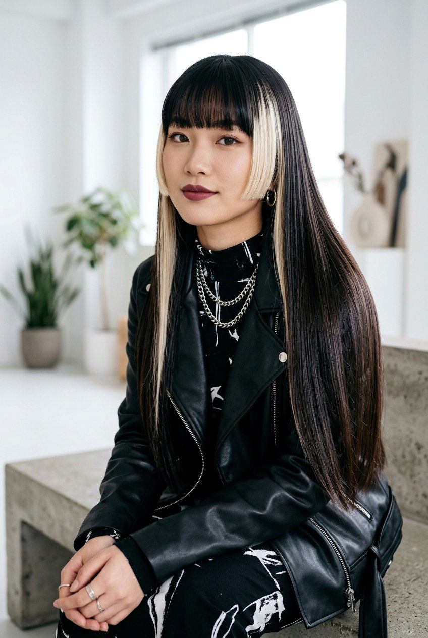 Two Toned Hime Cut - 20 modern hime haircut - 20 modern hime haircut