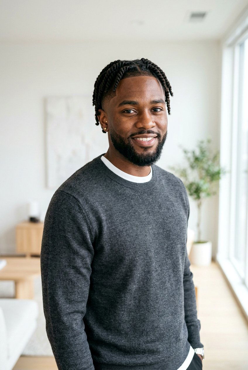 Two strand twist locs taper fade - 20 taper fade with dreads men - 20 taper fade with dreads men