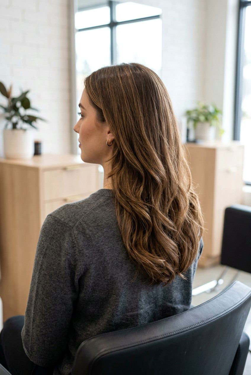 U Cut Feathered Long Layers - 20 feathered long layers for thick hair - 20 feathered long layers for thick hair