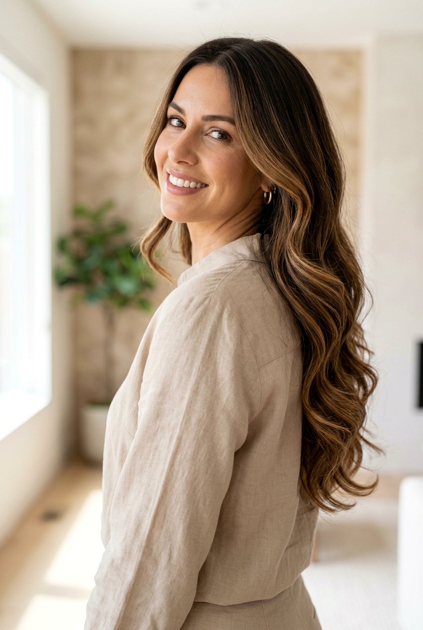 U Shaped Haircut With Long Layers And Balayage - 20 u shaped haircut for long hair - 20 u shaped haircut for long hair