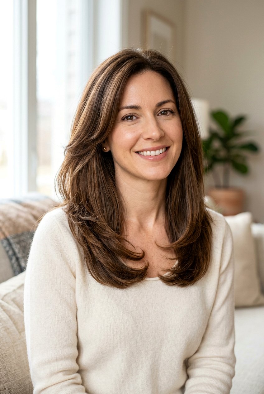 U shaped collarbone layers thick hair - 20 collarbone layers for thick hair - 20 collarbone layers for thick hair