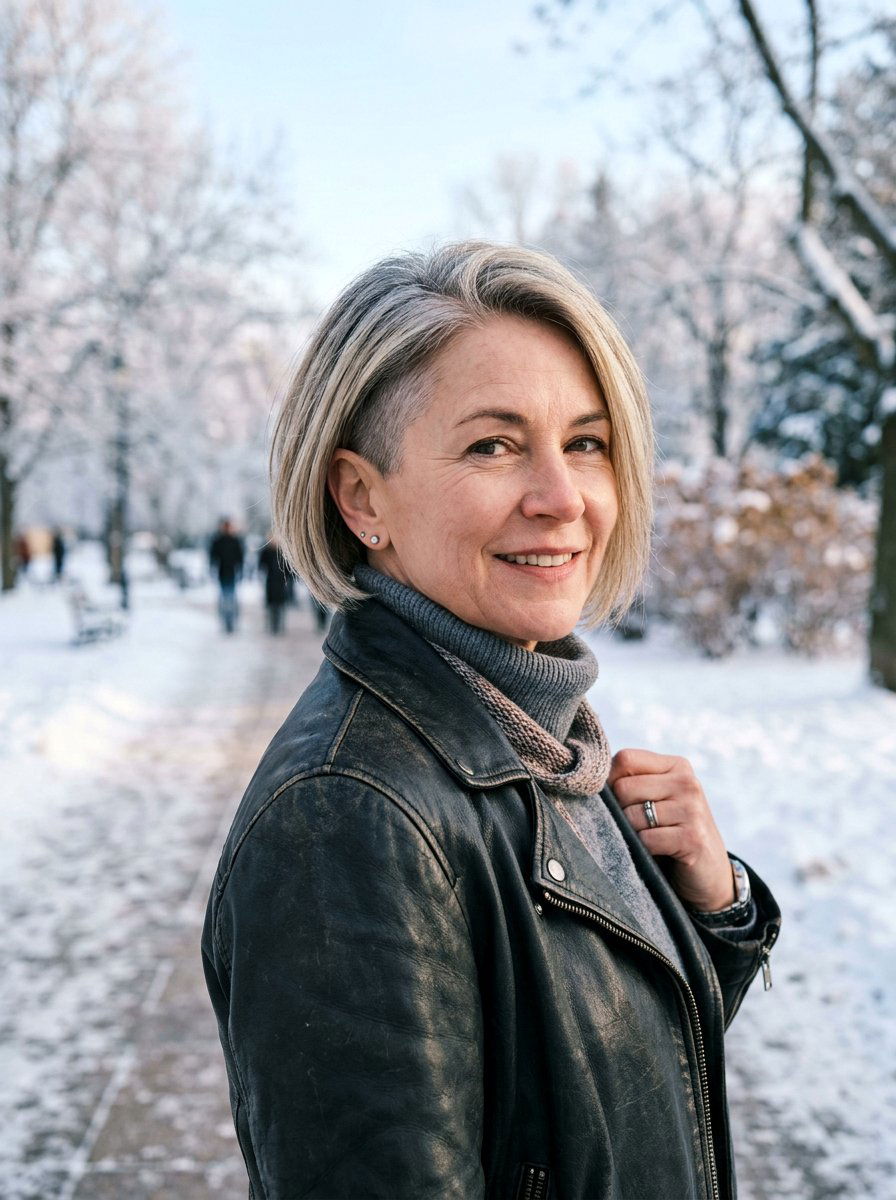 Undercut Bob Haircut - 20 elegant bob haircut for mature women - 20 elegant bob haircut for mature women