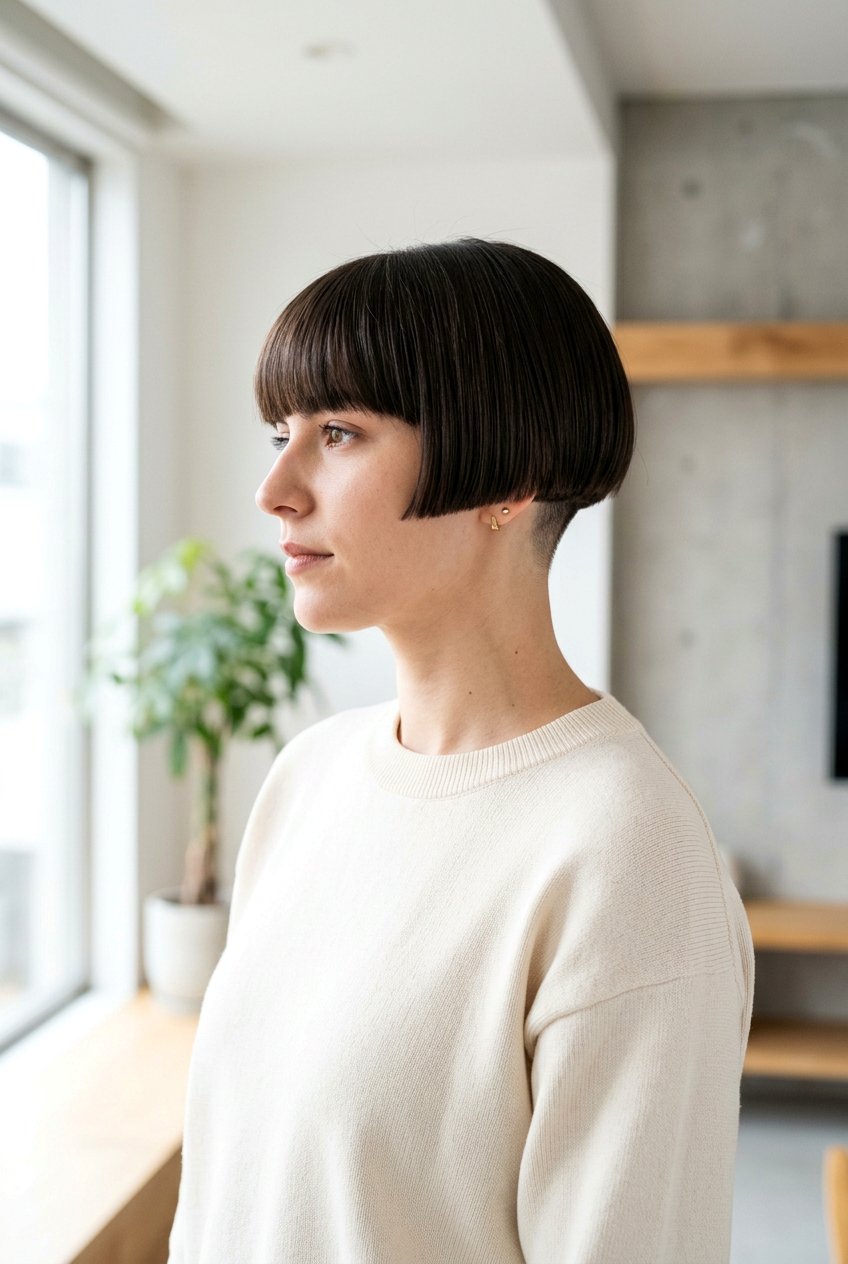 Undercut Bob With Bangs - 20 edgy bob with undercut - 20 edgy bob with undercut
