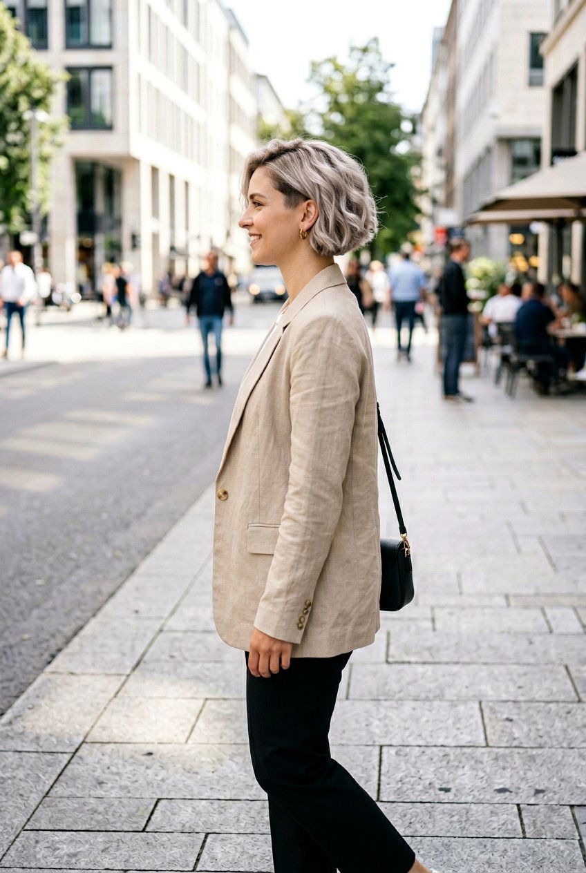 Undercut Bob With Color Contrast - 20 edgy bob with undercut - 20 edgy bob with undercut