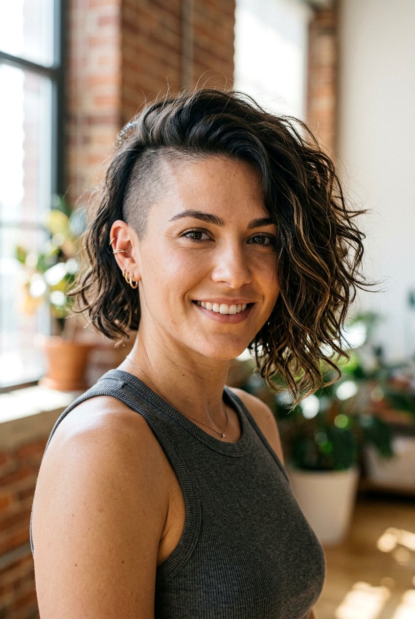 Undercut Bob With Shaved Side - 20 edgy bob with undercut - 20 edgy bob with undercut