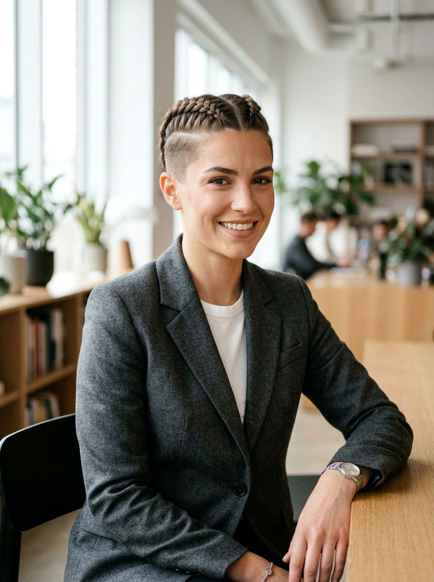 Undercut Braid Pixie Cut For Women - 20 undercut braid hairstyle women - 20 undercut braid hairstyle women