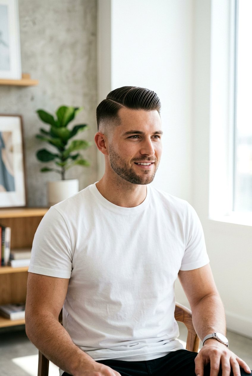 Undercut Comb Over - 20 comb over for thin hair men - 20 comb over for thin hair men