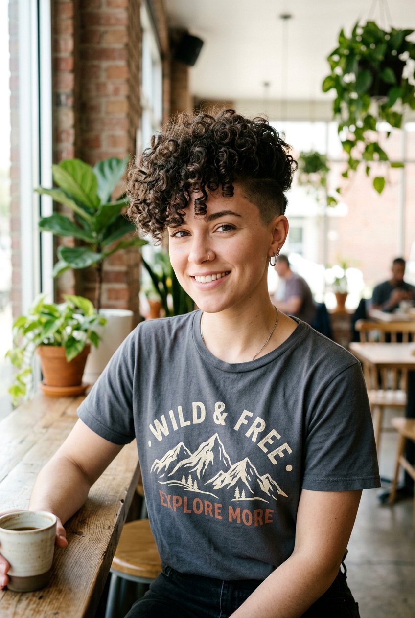 Undercut Curly Hair - 20 best curly haircut ideas for women - 20 best curly haircut ideas for women