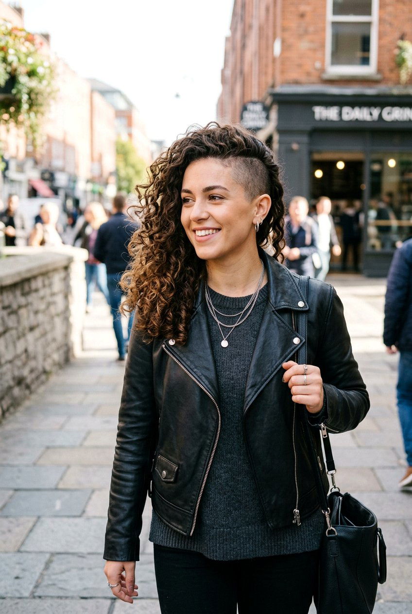 Undercut Curly Haircut - 20 low maintenance haircut for mature curls - 20 low maintenance haircut for mature curls