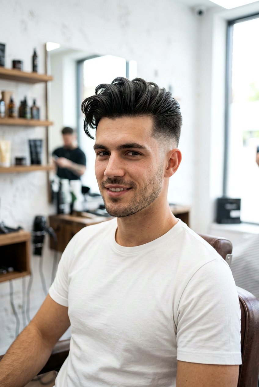 Undercut Fade Comma Haircut - 20 comma haircut for men - 20 comma haircut for men