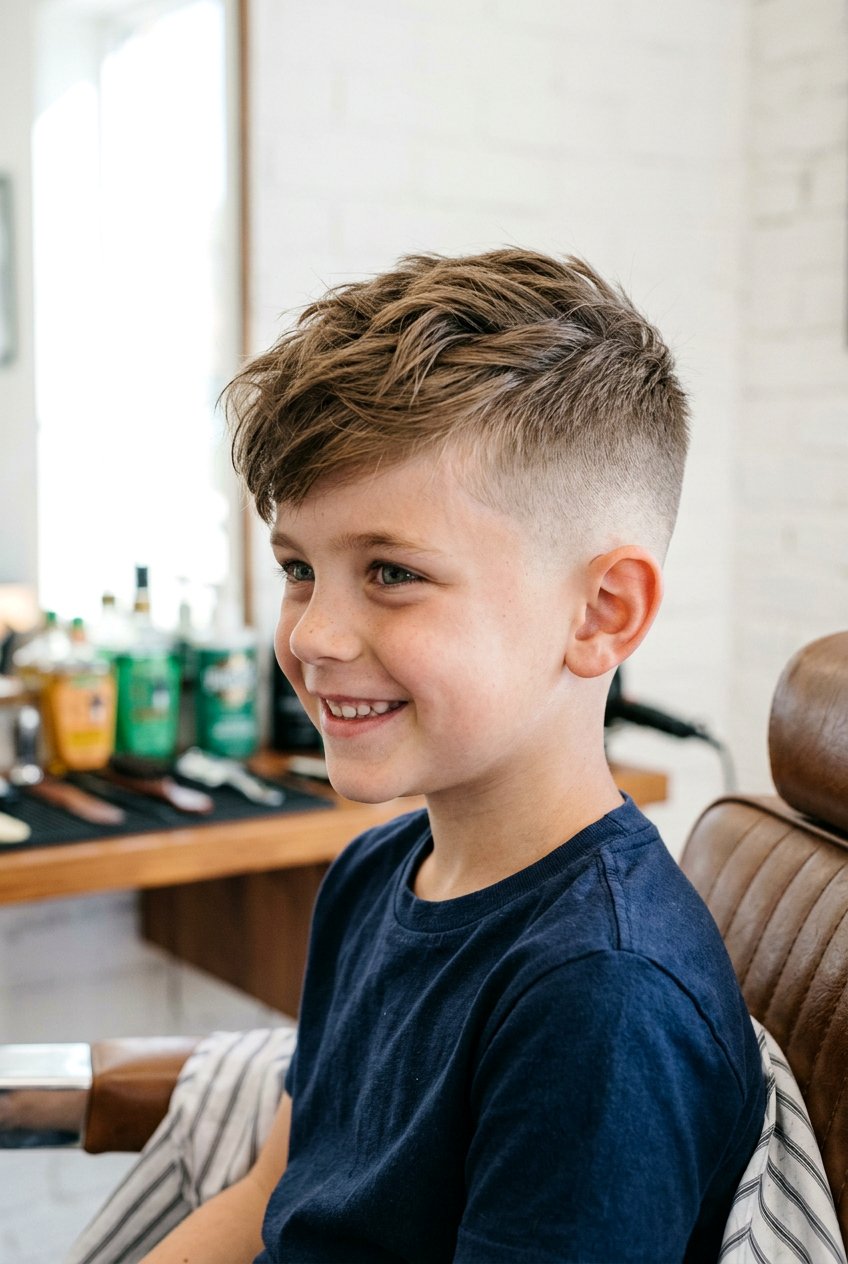 Undercut Fade - 20 little boy haircuts - 20 little boy haircuts