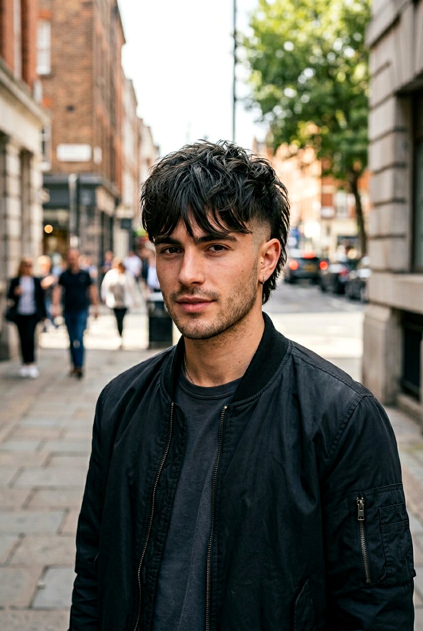 Undercut Men Wolf Cut With Curtain Fringe - 20 men wolf cut with curtain fringe - 20 men wolf cut with curtain fringe