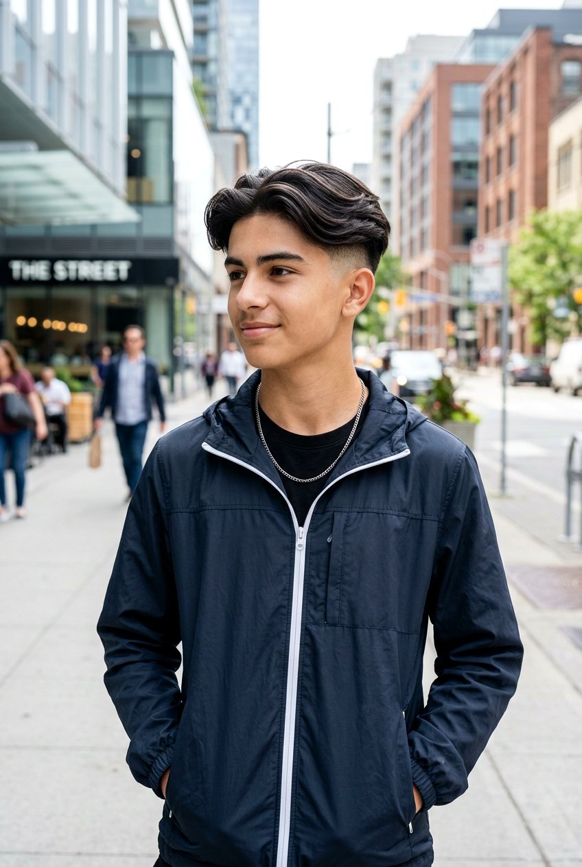 Undercut Middle Part - 20 fluffy middle part haircut for boys - 20 fluffy middle part haircut for boys