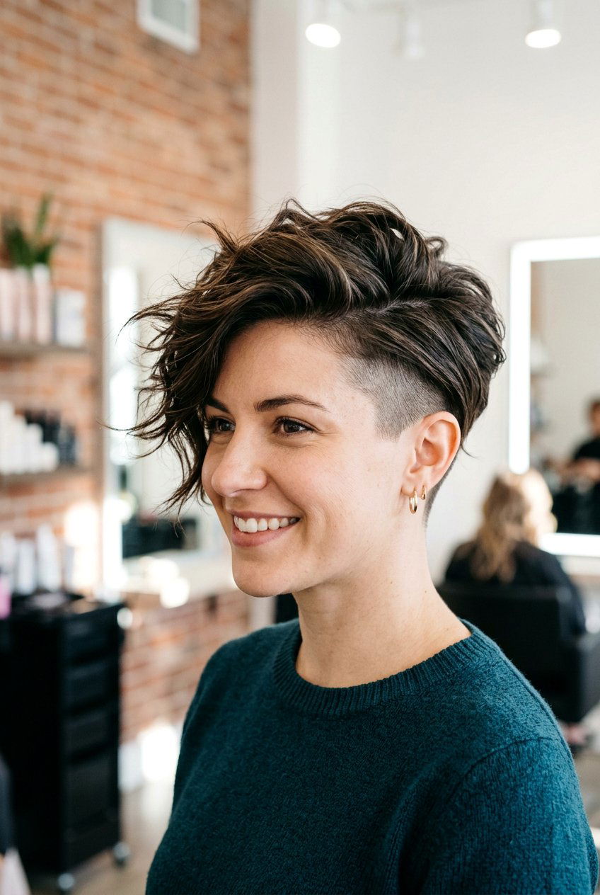 Undercut Pixie - 20 haircuts to make hair look thicker - 20 haircuts to make hair look thicker