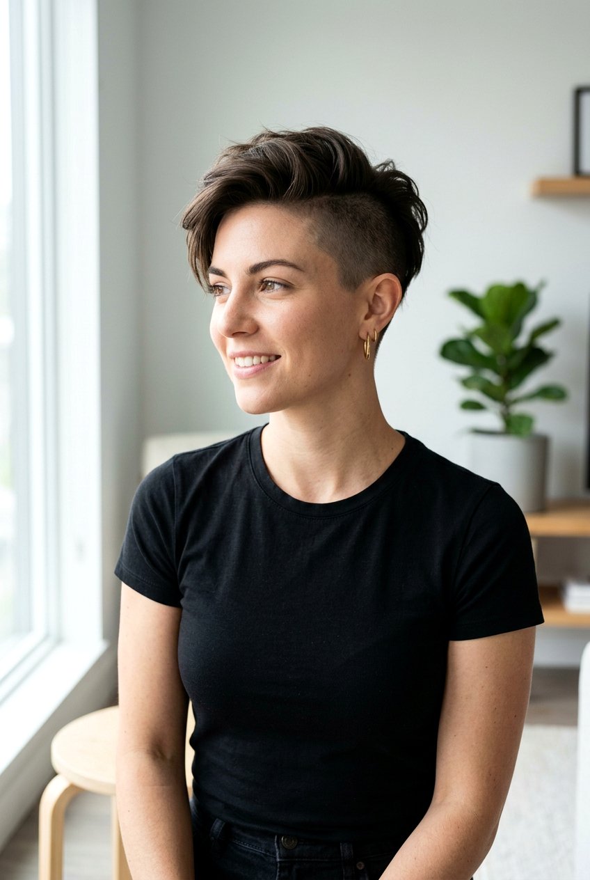 Undercut Pixie - 20 alt haircut ideas for women - 20 alt haircut ideas for women