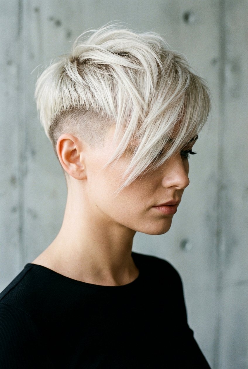 Undercut Pixie Cut - 20 pixie haircuts for women - 20 pixie haircuts for women