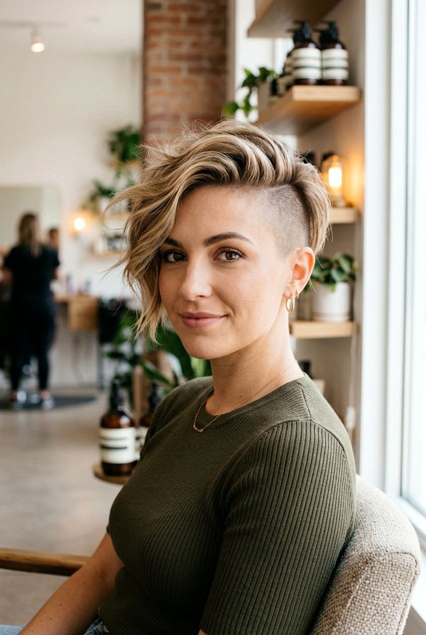 Undercut Pixie Cut - 20 short haircuts for fine hair - 20 short haircuts for fine hair