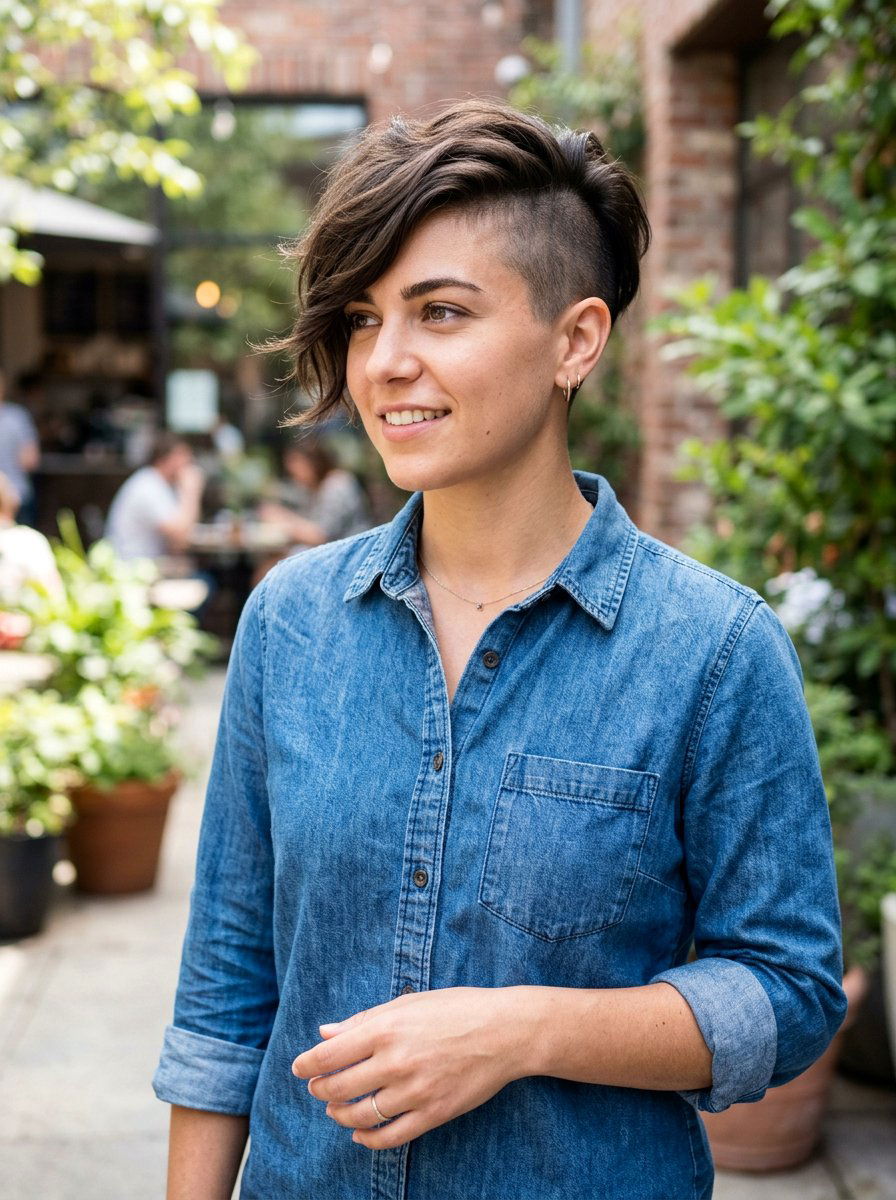 Undercut Pixie Haircut With Long Fringe - 20 elegant pixie haircut with fringe - 20 elegant pixie haircut with fringe