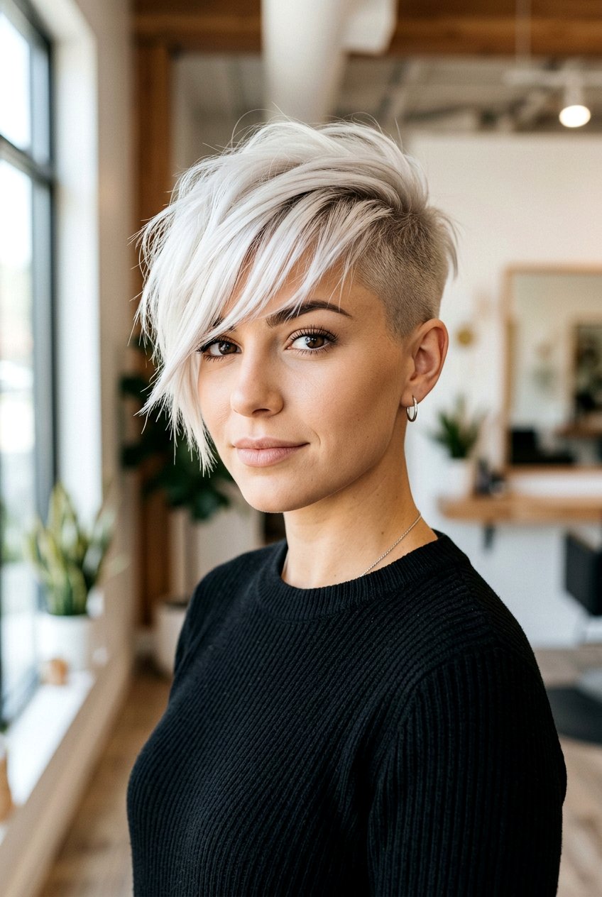 Undercut Pixie With Long Bangs - 20 pixie with long bangs - 20 pixie with long bangs