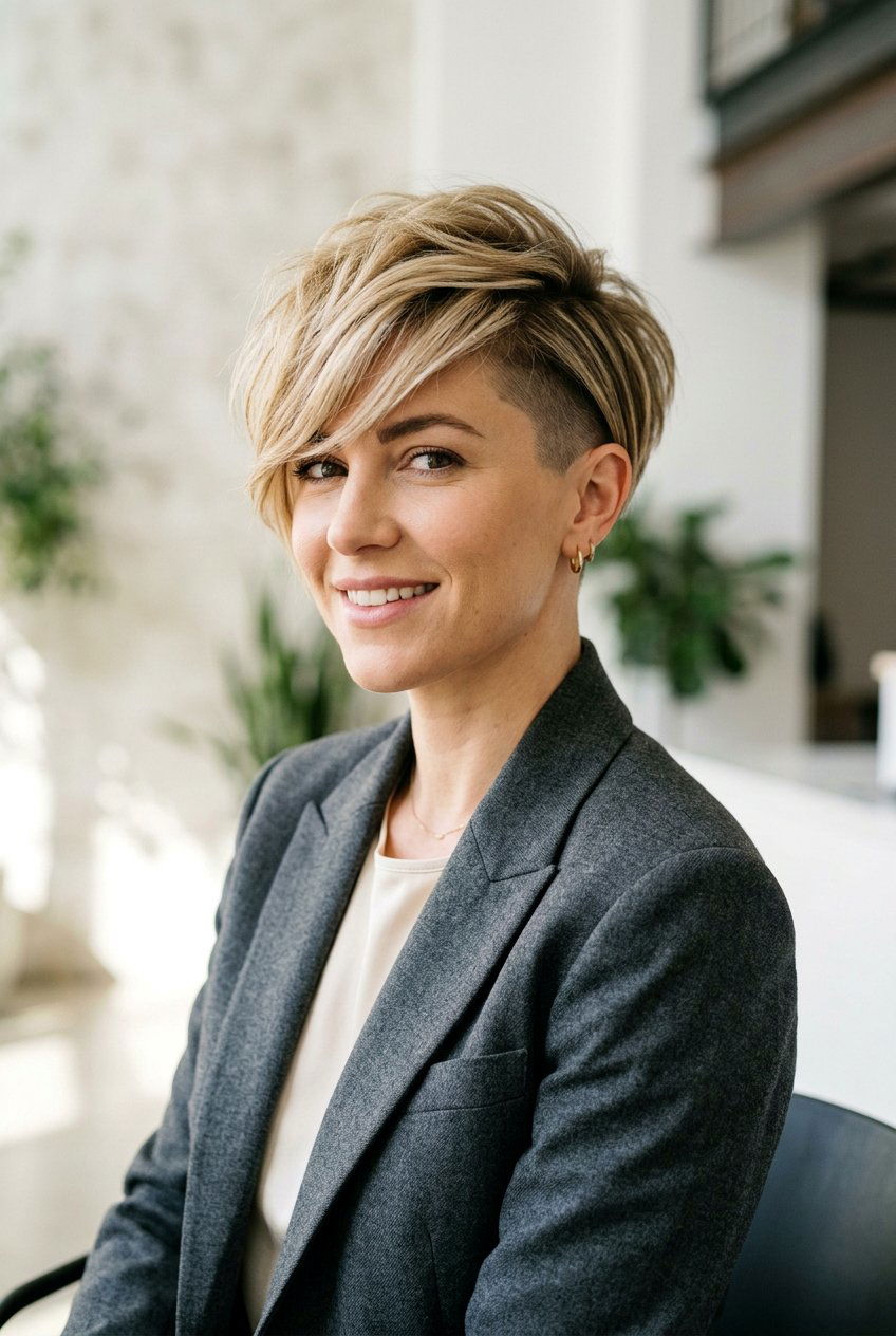 Undercut Pixie With Long Bangs - 20 feminine pixie with long bangs - 20 feminine pixie with long bangs