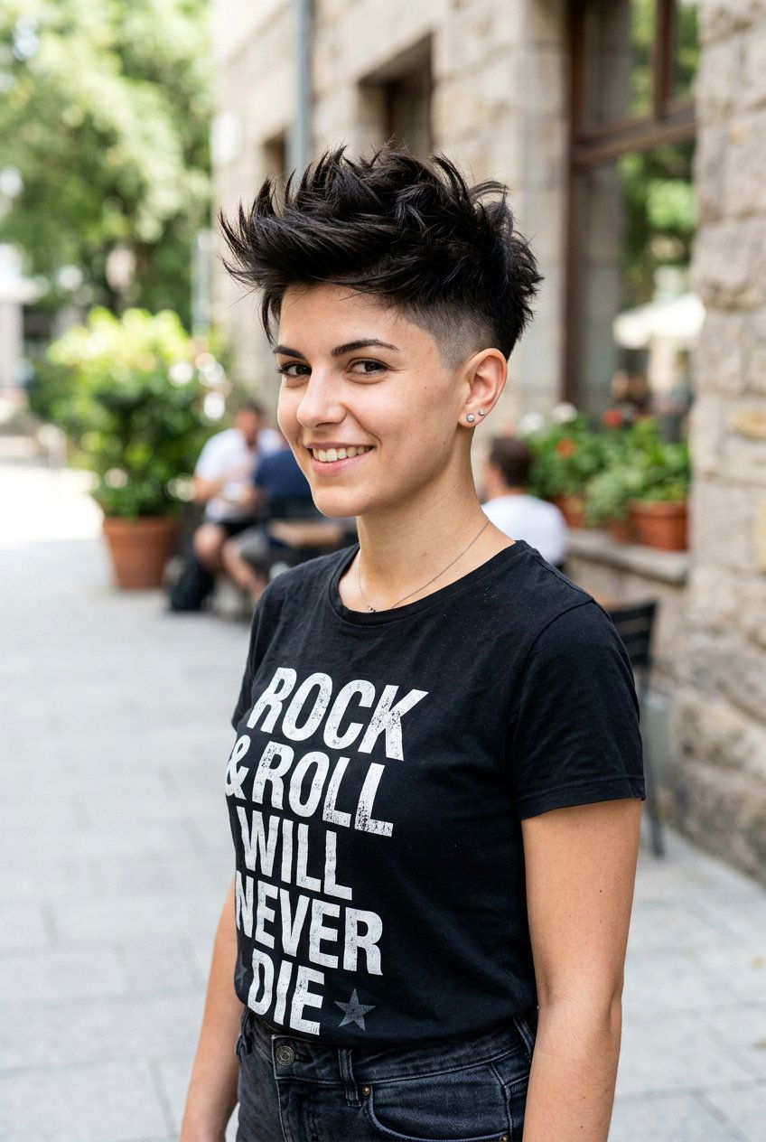 Undercut Pixie With Spiky Top For Thick Hair - 20 pixie undercut for thick hair - 20 pixie undercut for thick hair